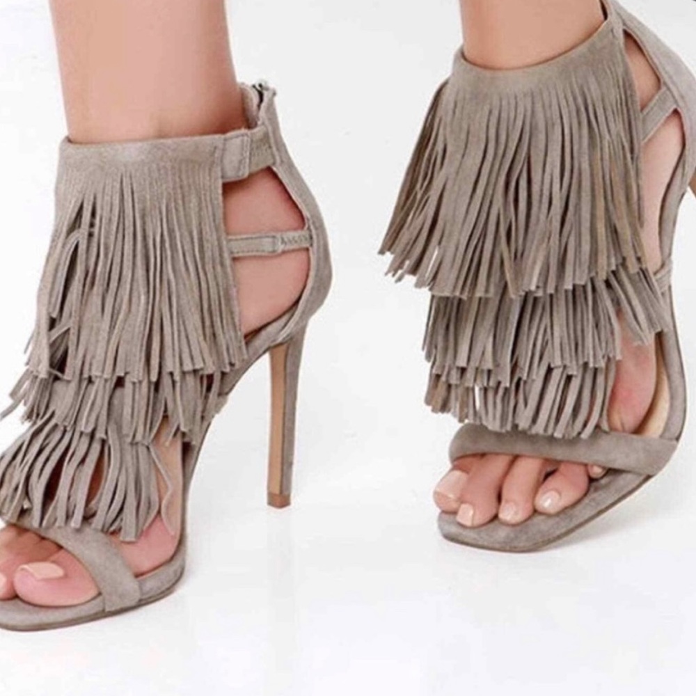 Gold Metallic Fringly-By Steve Madden